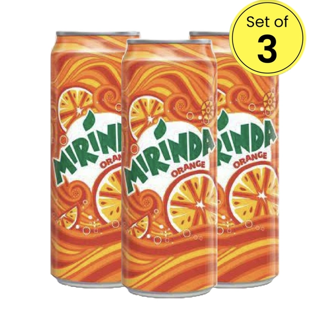 मिरिंडा 3X250 ml (कैन) (पैक ऑफ़ 3)