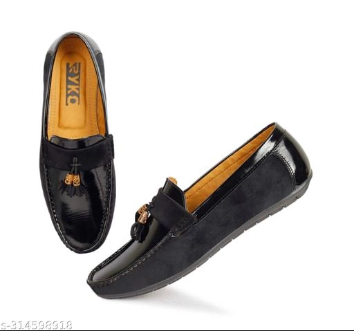 Loafers for Men (Black, 6)