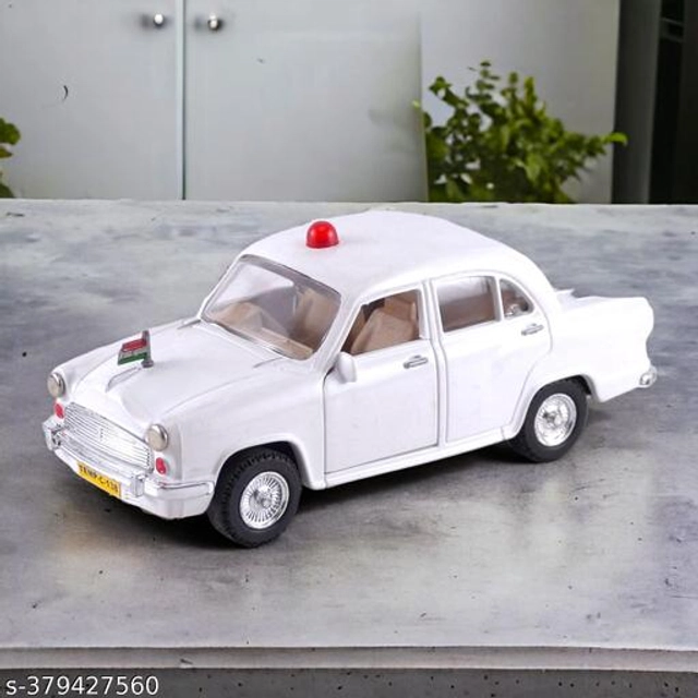 Ambassador Car Toy for Kids (White)