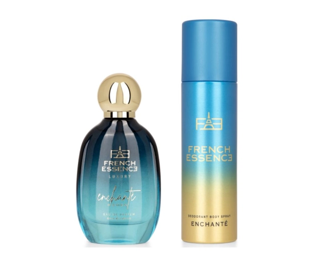 French Essence Luxury Enchante Perfume (60 ml) with deodorant (150 ml) for Women (Set of 2)