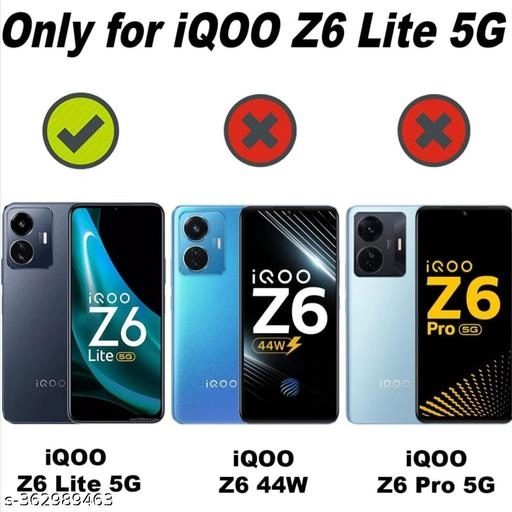 Polycarbonate Mobile Cover for iQOO Z6 Lite 5G (Multicolor)