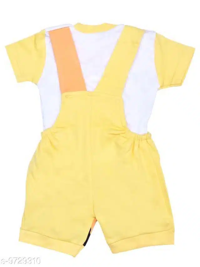 Dungaree for Kids (Multicolor, 6-12 Months)