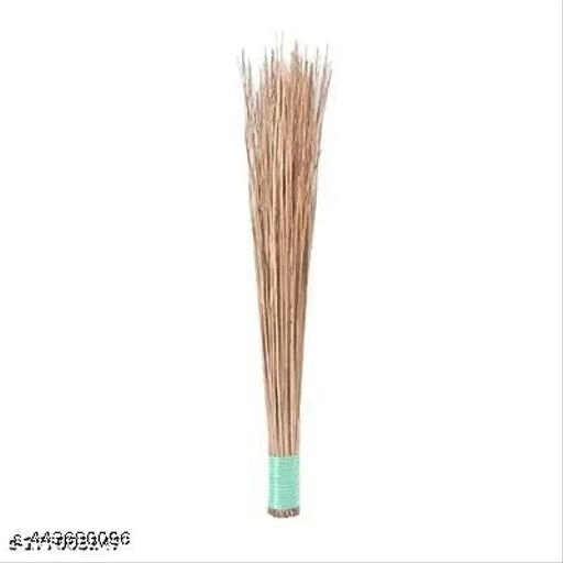 Laxmi Grass Stick Broom (Multicolor)