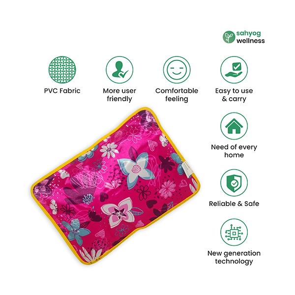 Electric Gel Heating Pad for Pain Relief (Multicolor, 1000 ml)