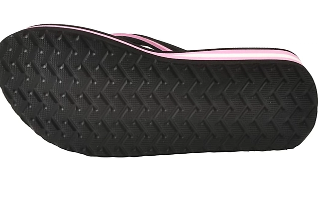 Slippers for Women (Pink & Black, 4)