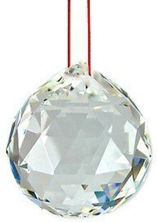 Crystal Fengshui Balls Wall Hanging (Transparent)