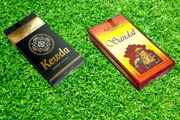 PVC Amrutha Kewda Incense Sticks & Amrutha Sandal Incense Sticks (90 g, Set of 2)