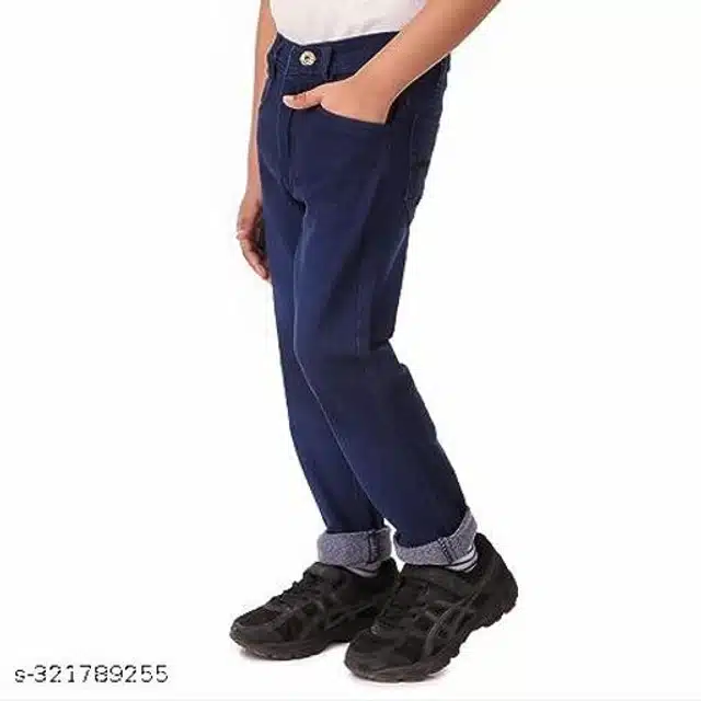 Jeans for Boys (Navy Blue, 8-9 Years)