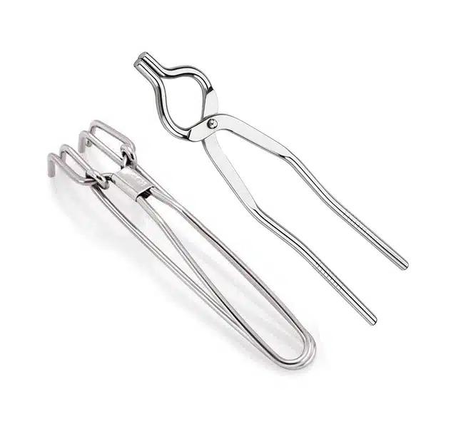 Combo of Stainless Steel Cooking Tongs (Pack of 2, Silver)