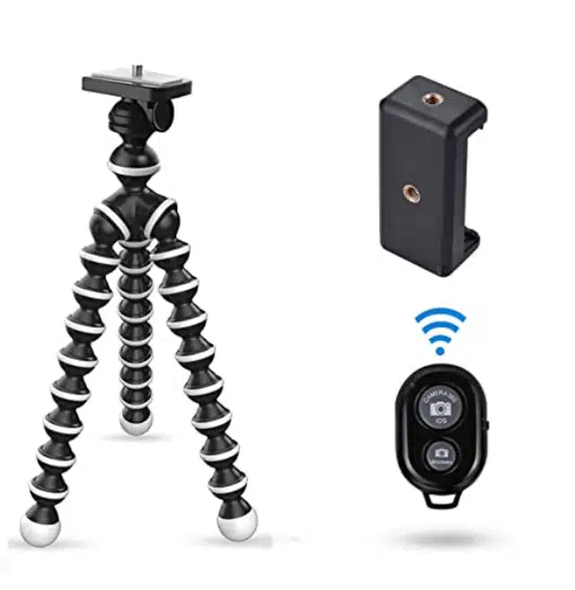 Bendable Gorilla Tripod (Black, 13 Inch) (SK-70)