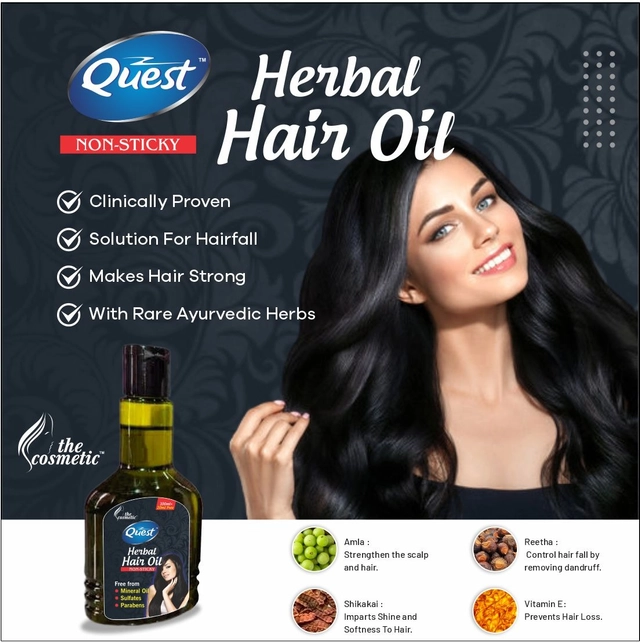 Quest Herbal Hair Oil (120 ml, Pack of 2)