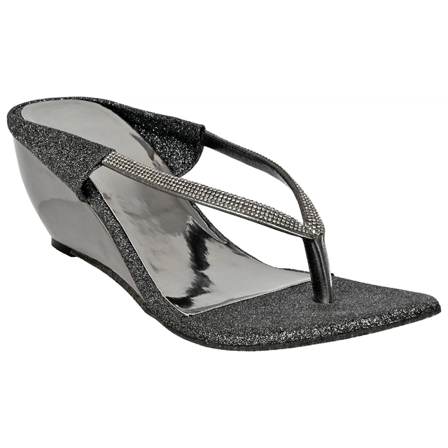 Heels for Women (Silver, 4)