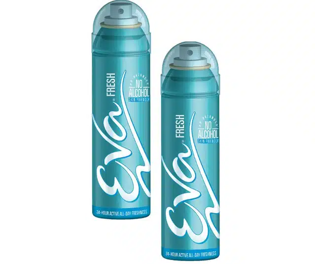 Eva Fresh Deodorant for Women (125 ml, Pack of 2)