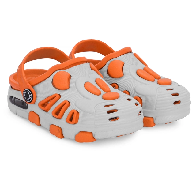 Clogs for Boys (Orange & White, 1)