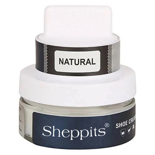 Sheppits Leather Shoe Cream with Applicator (50 g)