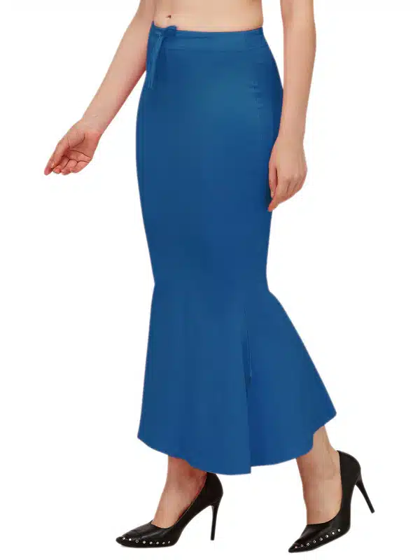 Saree Shapewear Petticoat for Women (Royal Blue, M) (S-357)