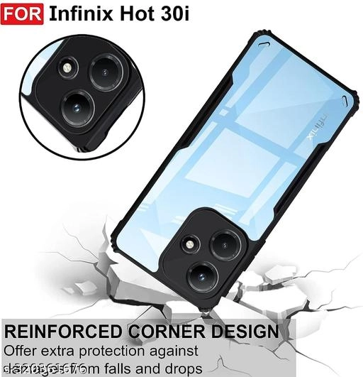 Polycarbonate Mobile Cover for Infinix Hot 30i (Multicolor)