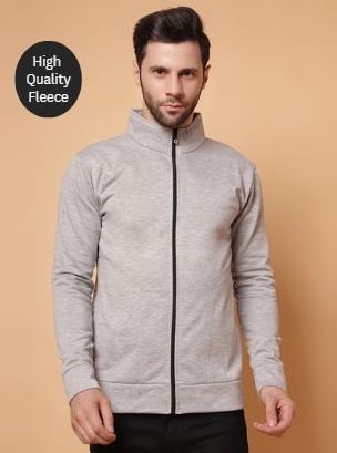 High Quality Jacket for Men (Grey, XL)