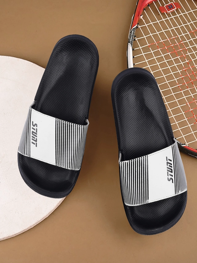 Sliders for Men (Black & White, 6)