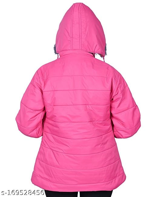 Nylon Jacket for Women (Pink, L)