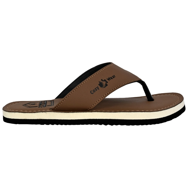 Flipflops for Men (Brown, 6)