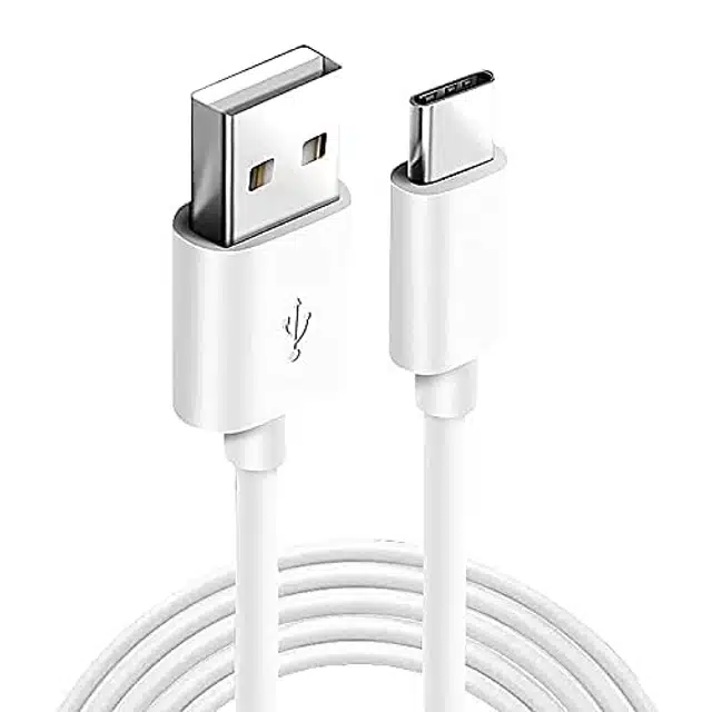 Type C Charging Cable (White, 1 m)