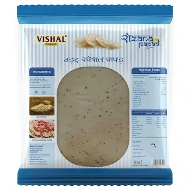 विशाल रोज़ाना उरद स्पेशल पापड़ 400 g