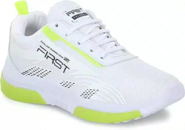 Sports Shoe For Men (White, 7) (First White)