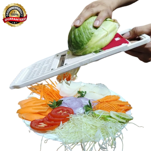 Stainless Steel Vegetable Slicer (White)