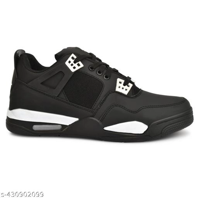 Casual Shoes for Men (Black, 6)