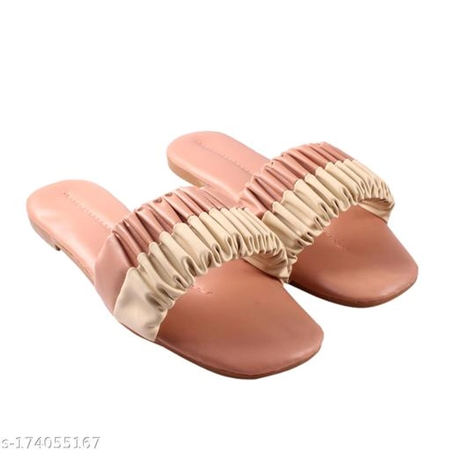 Flats for Women (Pink, 4)