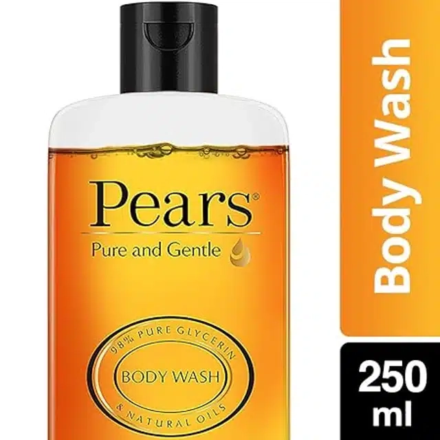 Pears Bodywash Moisturising 98% Pure Glycerine 250 ml (Free Loofah)