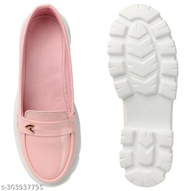 Loafers for Women (Pink, 3)