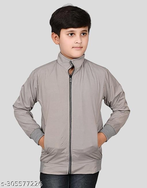 Jacket for Boys (Grey, 3-4 Years)