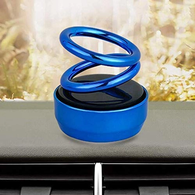 Double Ring Rotating Air Freshener for Car (Multicolor)