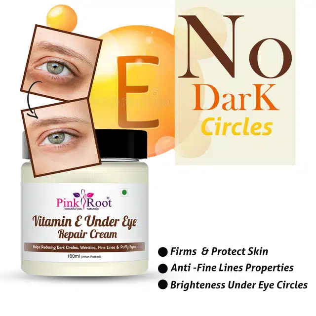 Pink Root Vitamin E Under Eye Repair Cream (100 g) (M-10)