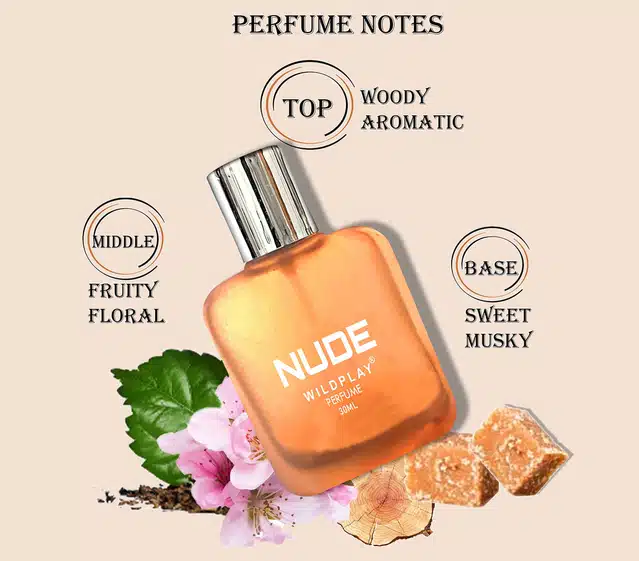 Wildplay Nude & Aqua Perfume Combo for Women (Pack of 2, 30 ml)