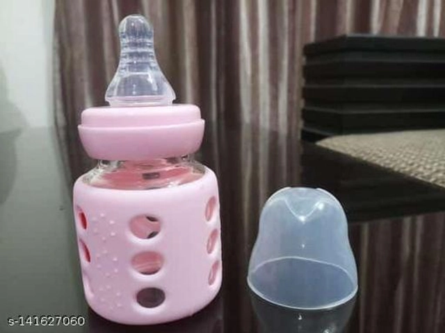 Plastic Milk Bottle for Baby (Purple, 60 ml)