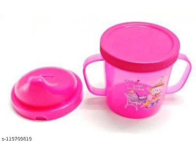 Plastic Sipper for Baby (Pink, 300 ml)