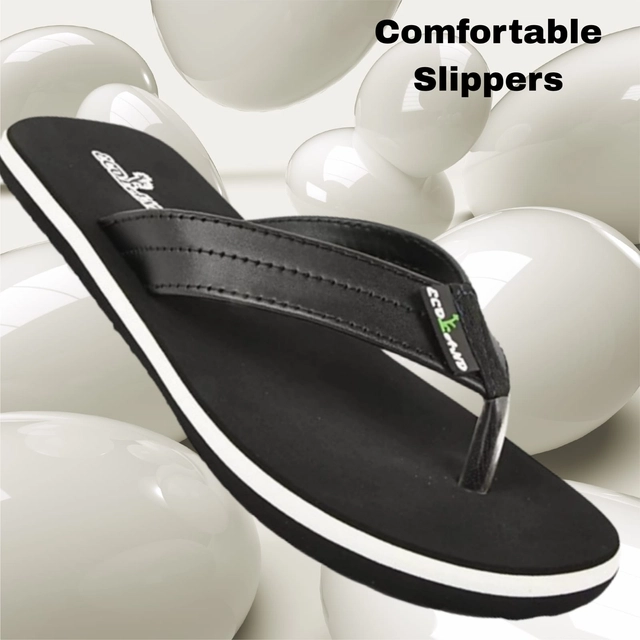 Slippers for Men (Black, 6)