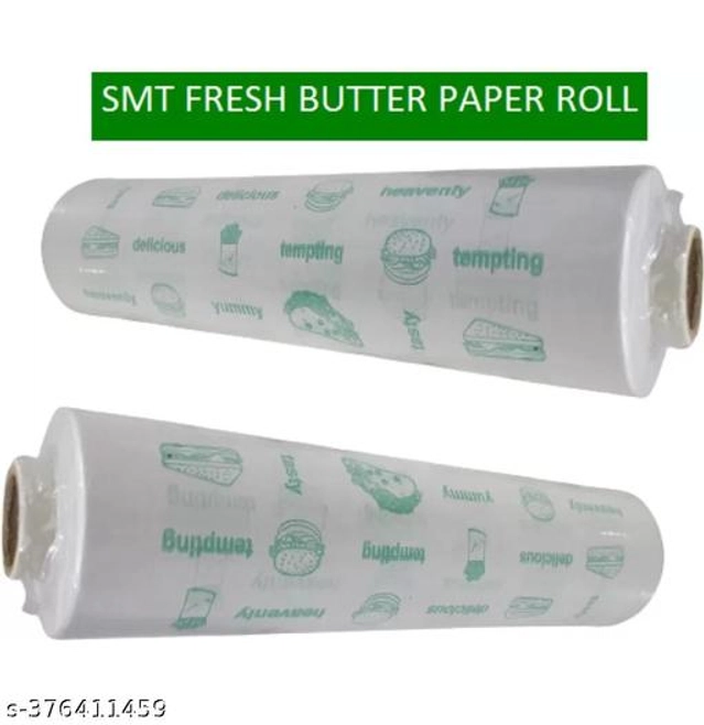 Food Wrapping Roll Paper (White, 25 m) (Pack of 2)