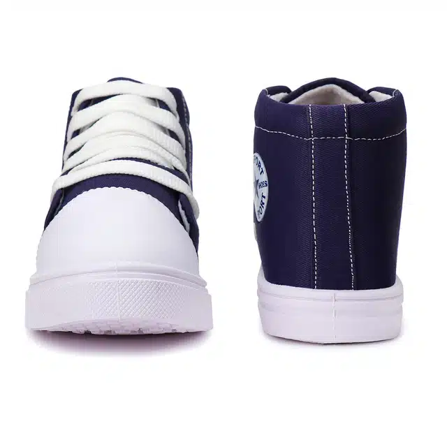 Sports Shoes for Boys (Navy Blue & White, 1)