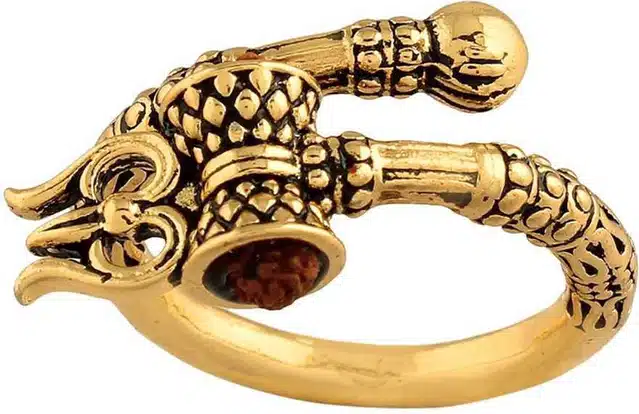 Religious Ring for Men (1 Pc) (Gold)