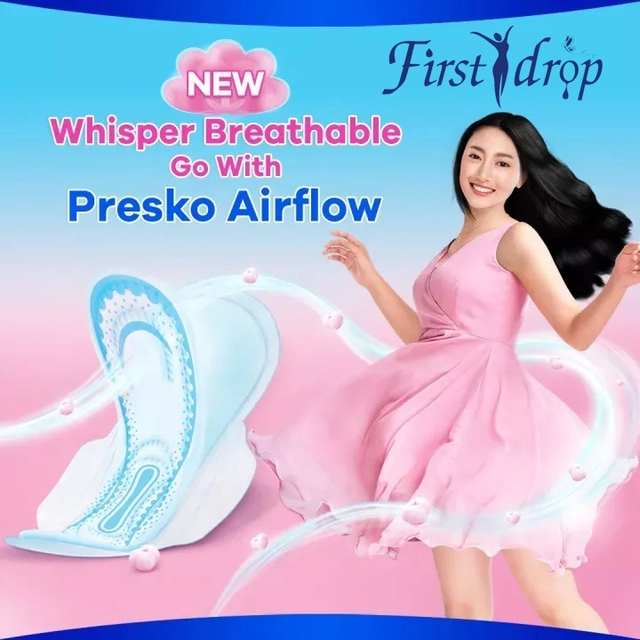 First Drop 40 Pcs Cotton Sanitary Pads for Women (XXXL)