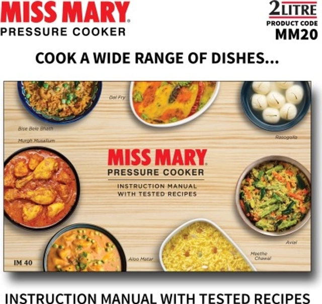 HAWKINS Miss Marry (MM20) Pressure Cooker (2 Ltr, Pack of 1)