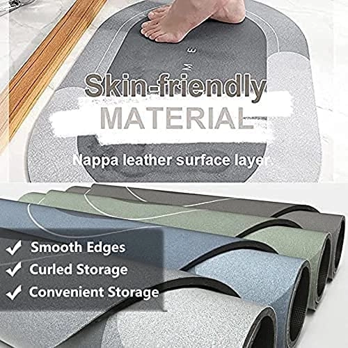 Rubber Anti Skid Mat for Bathroom (Multicolor, 40x60 cm)