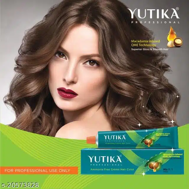 Yutika Professional Creme Hair Color (Natural Black, 100 g)