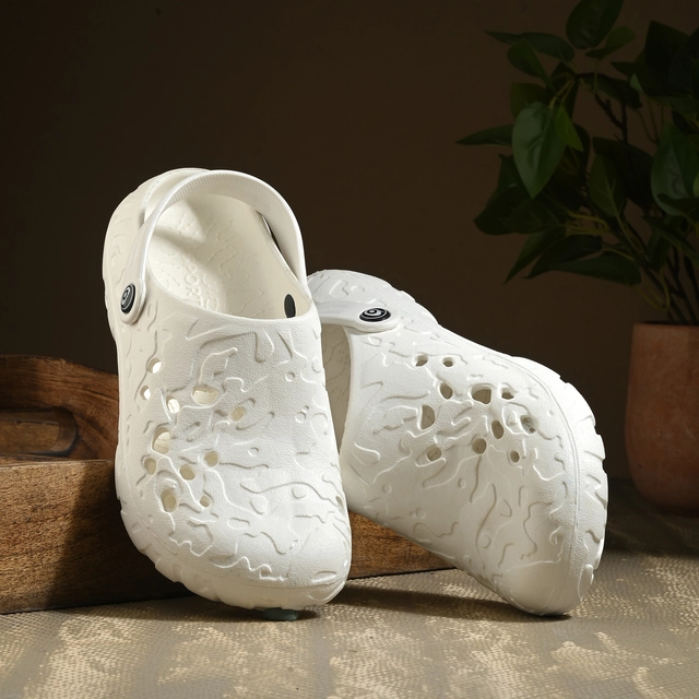 Clogs for Men (White, 6)