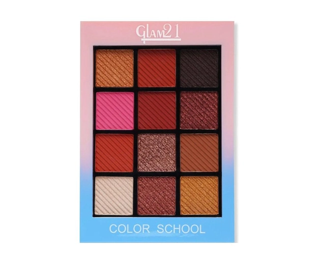 Glam 21 Color School Eye Shadow Palette (Multicolor)