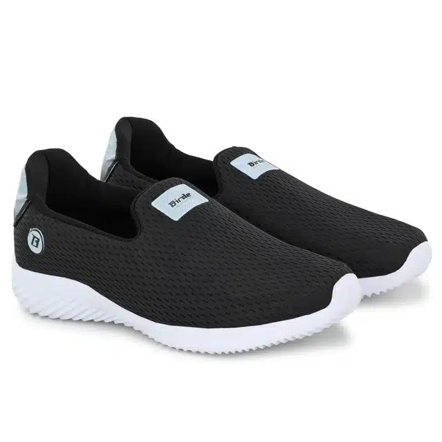 Stylish Lightweight Casual Shoes for Men (Black, 9) (AE-709)